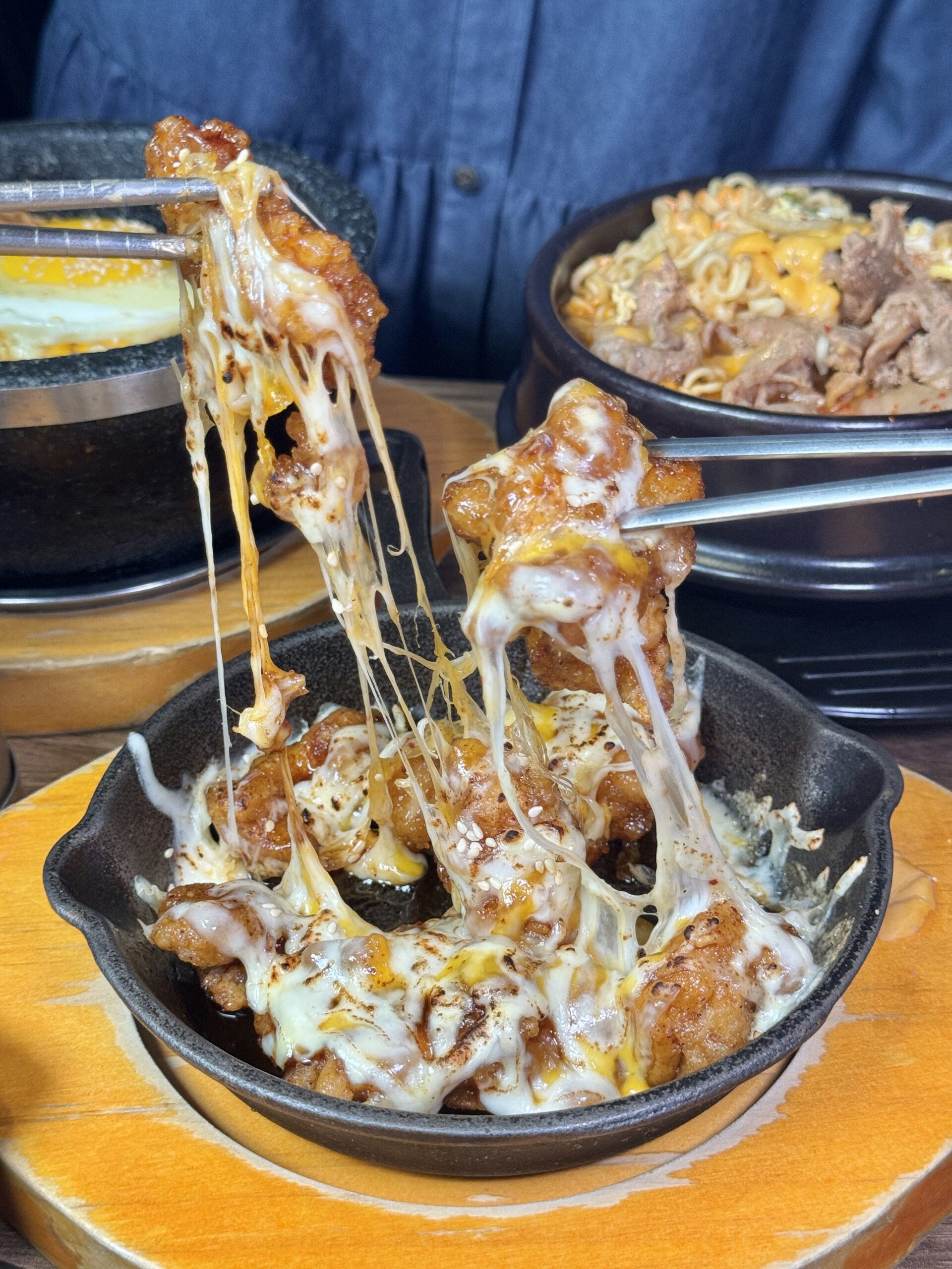 鳳山 左營『潮韓食』韓式炸雞超牽絲 超推石鍋拌飯 @高雄美食底對