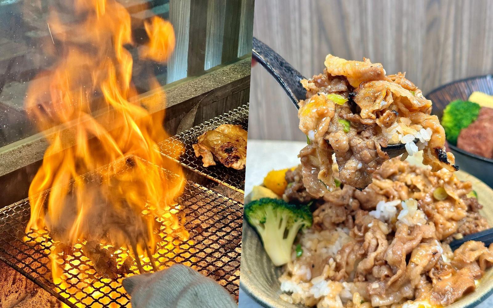 『万x炭火燒肉丼』肉量爆滿燒肉丼  霸氣厚切牛舌丼 @高雄美食底對