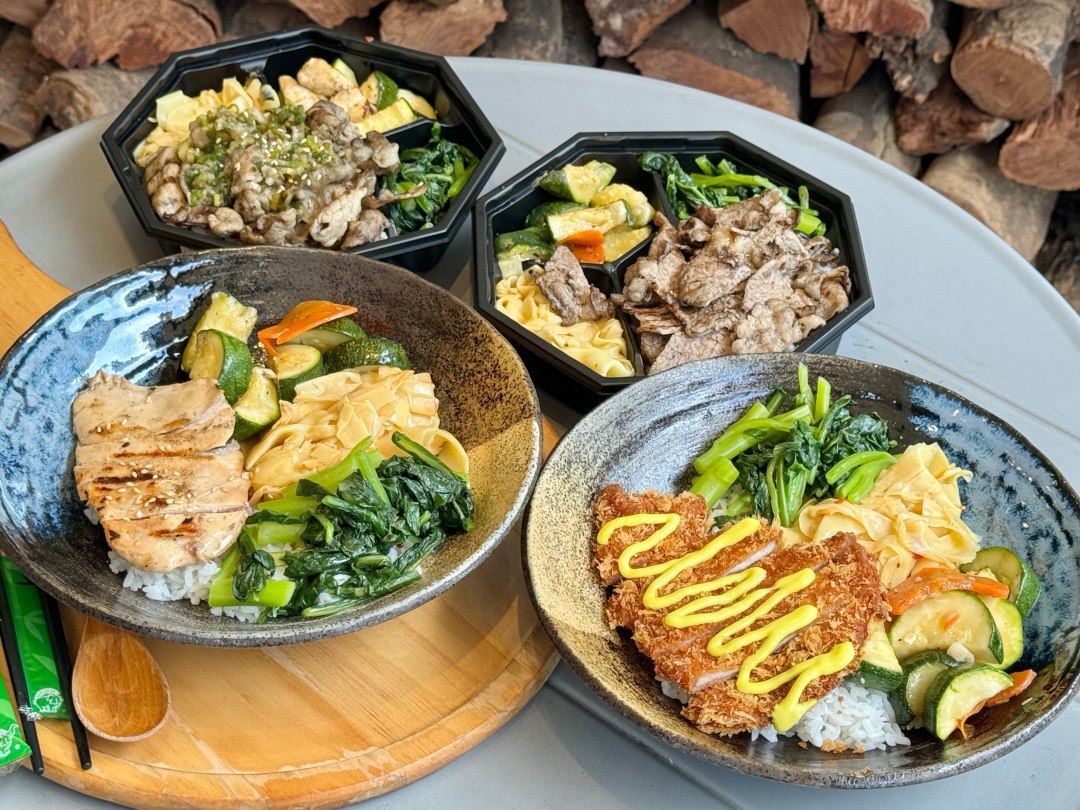 高雄直火柴燒餐盒『森碳』炭香燒肉餐盒 龍眼木直火碳烤 健康餐盒 @高雄美食底對