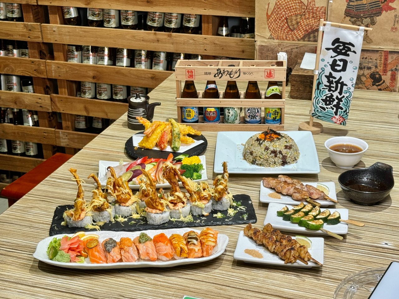 仁武必吃日式料理『松本府手創日本料理』聚餐首選 超浮誇超吸睛蜘蛛捲 @高雄美食底對