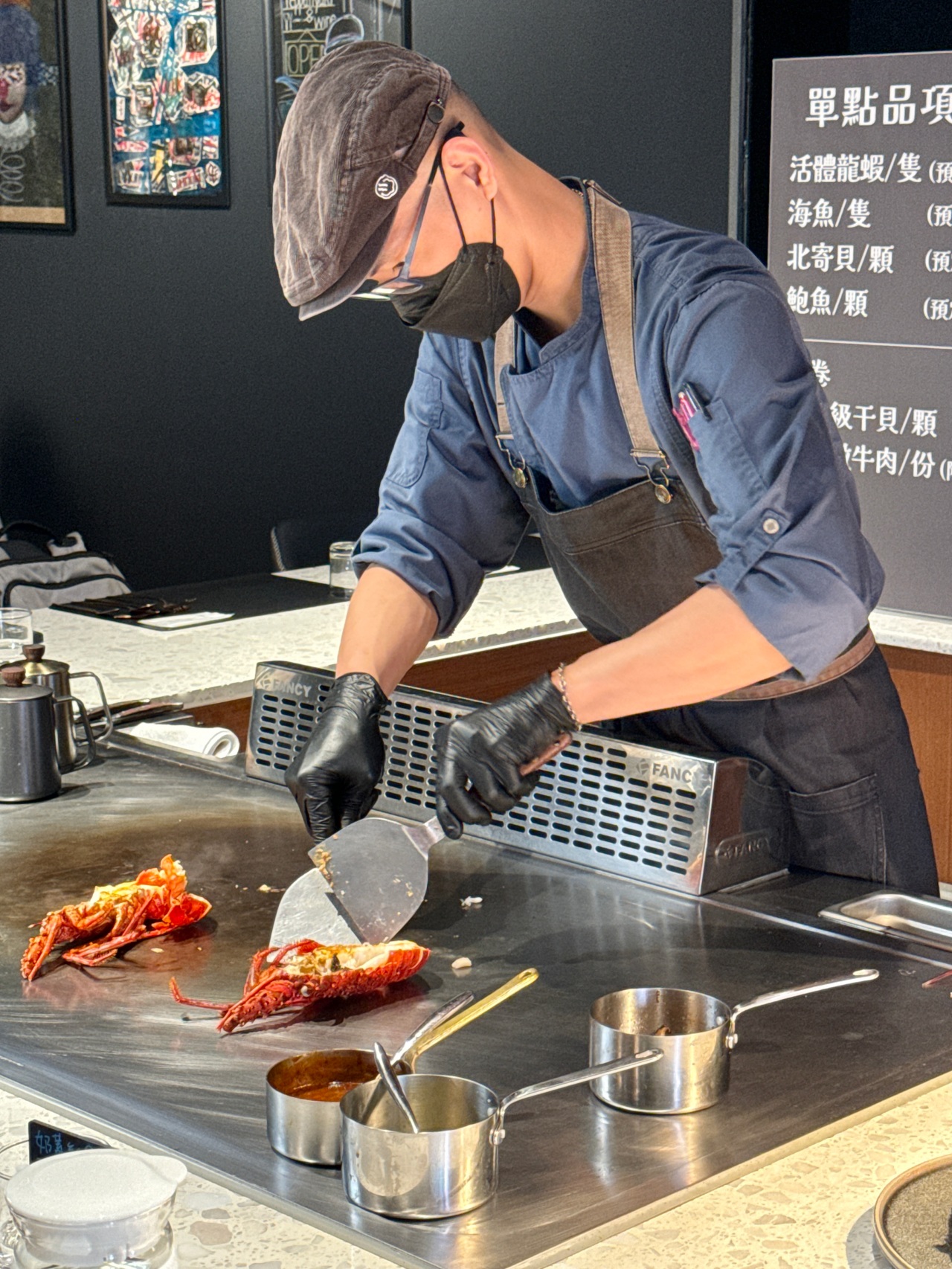 （2024/05最新菜單）高雄鐵板料理『盛食藝』兩個人$3480竟然可以吃到龍蝦含主餐一共10道菜 @高雄美食底對