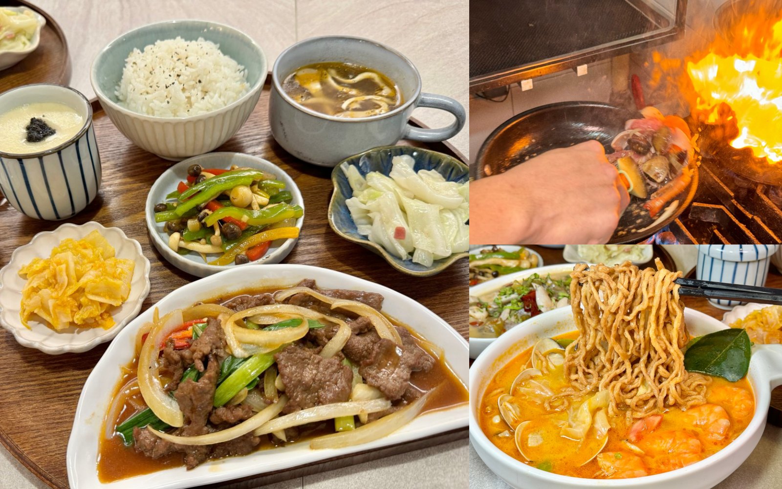這家不只是網美店餐點非常強！『悠 Leisure』酸菜魚 蔥爆牛都是必點～泰式冬蔭功鍋燒意麵 @高雄美食底對
