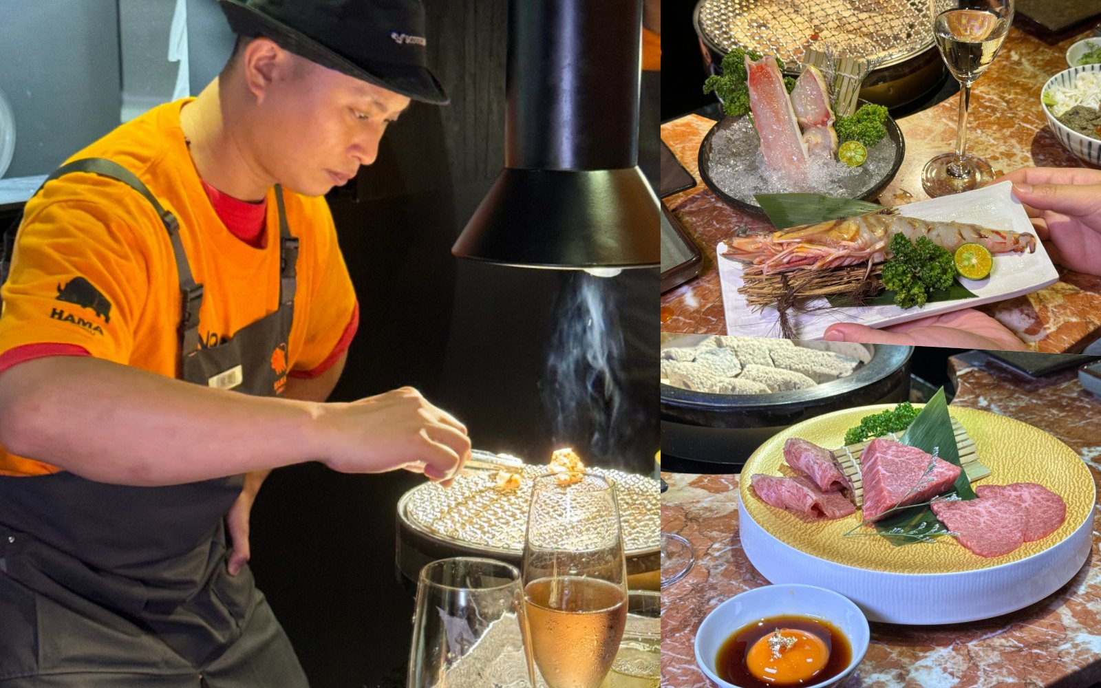 （有最新菜單）高雄新開幕燒肉店『HAMA燒肉』專人專烤 高雄美術館燒肉店 套餐式燒肉 日本和牛 @高雄美食底對