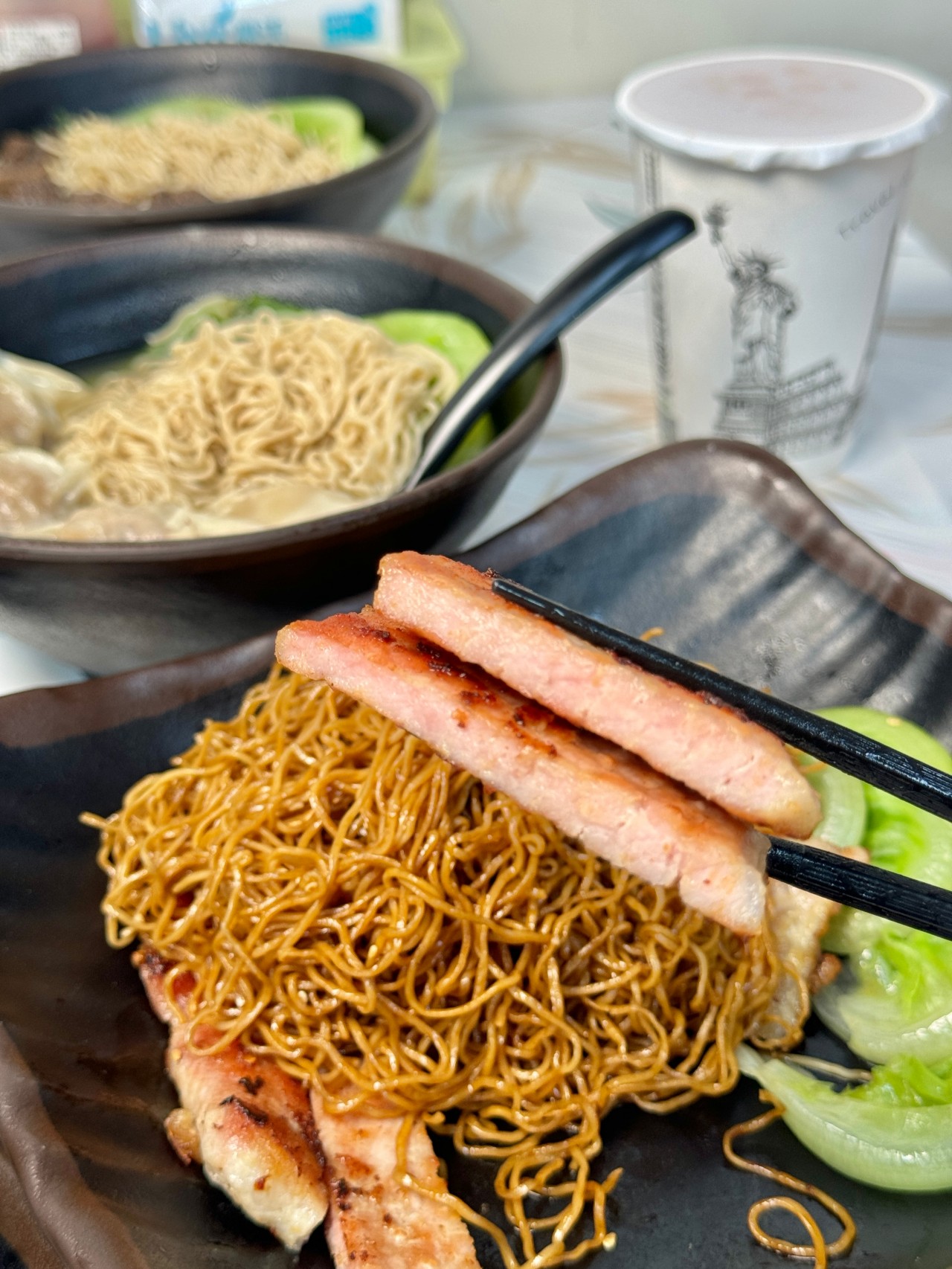 高雄道地港式雲吞麵『巧來香港雲吞麵』口味道地！絲襪奶茶也神好喝 @高雄美食底對