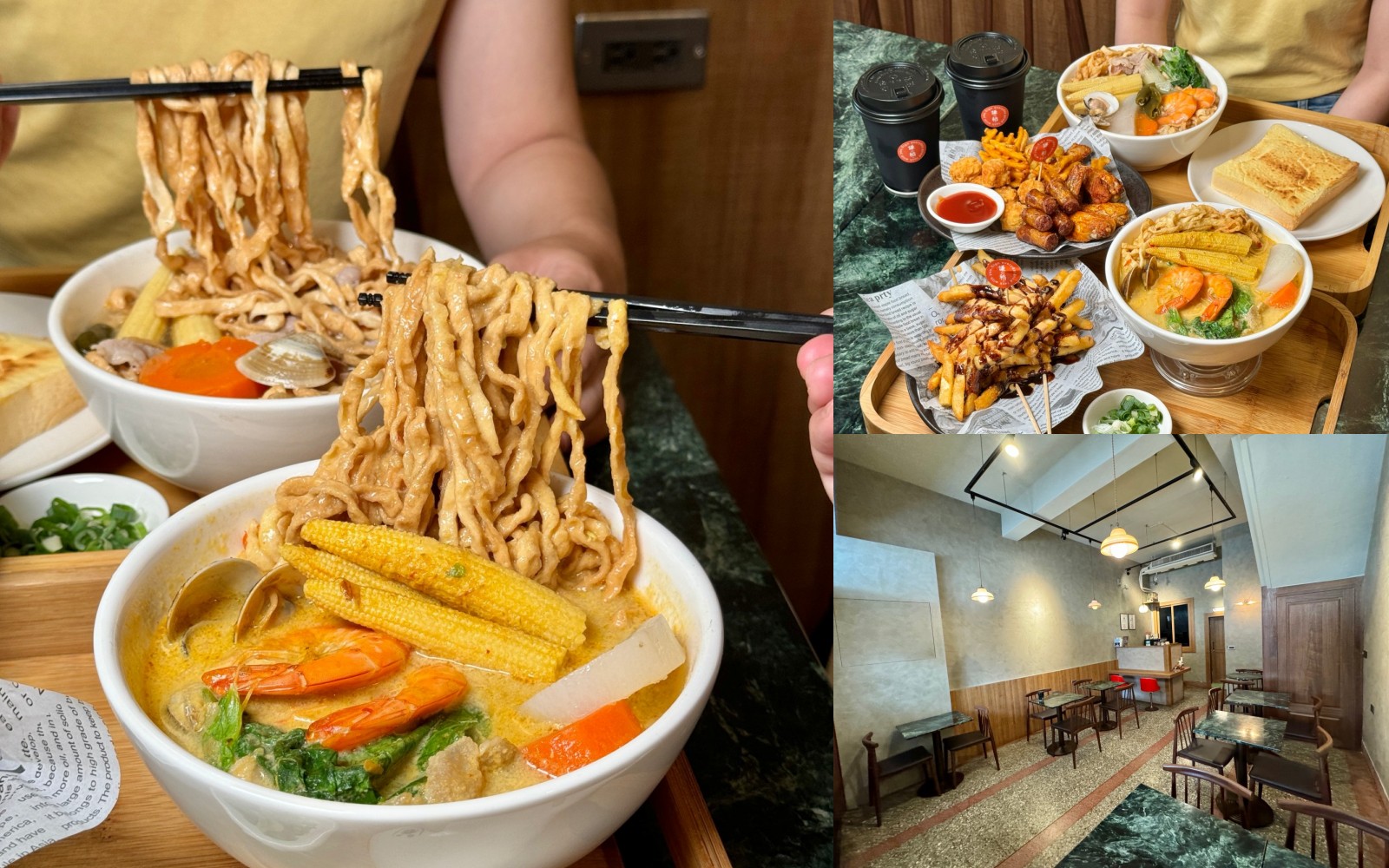 高雄必吃鍋燒意麵『謙稻sign in』老闆手炒叻沙湯頭超威～剝皮辣椒沒有雞鍋燒 @高雄美食底對