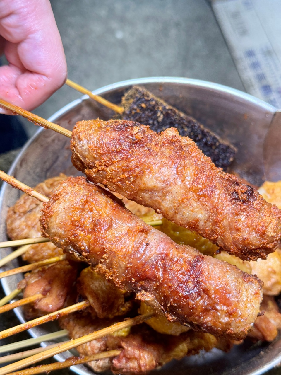 楠梓大社最狂的夜市豆乳雞『黎品豆乳雞』生意炸好！必買一整袋 @高雄美食底對