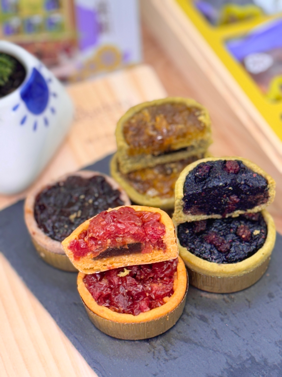 2024中秋禮盒推薦 『帕莎蒂娜烘焙坊Pasadena Bakery』秋豐菓韻 Pasadena 植米菓酥 @高雄美食底對