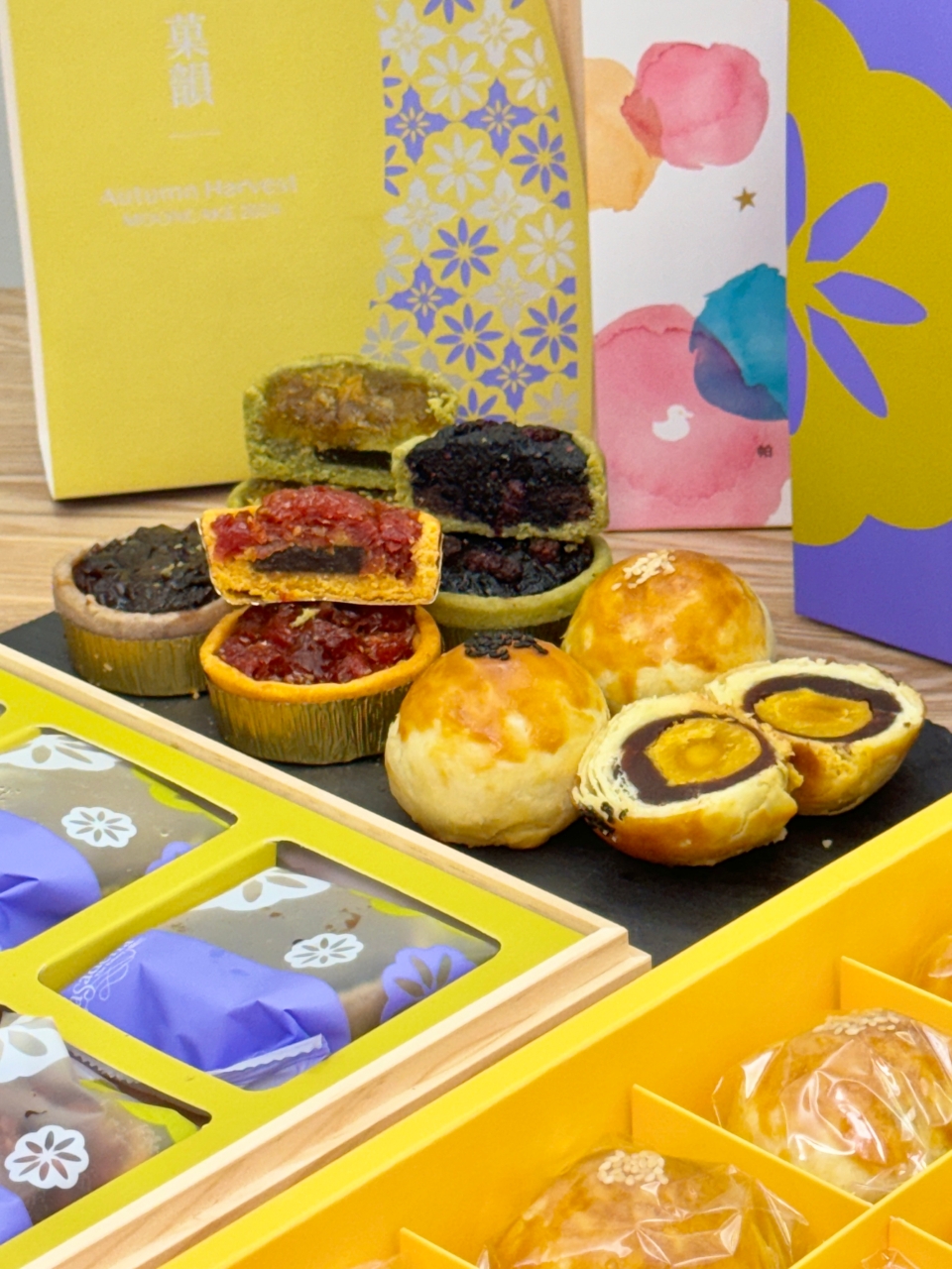 2024中秋禮盒推薦 『帕莎蒂娜烘焙坊Pasadena Bakery』秋豐菓韻 Pasadena 植米菓酥 @高雄美食底對