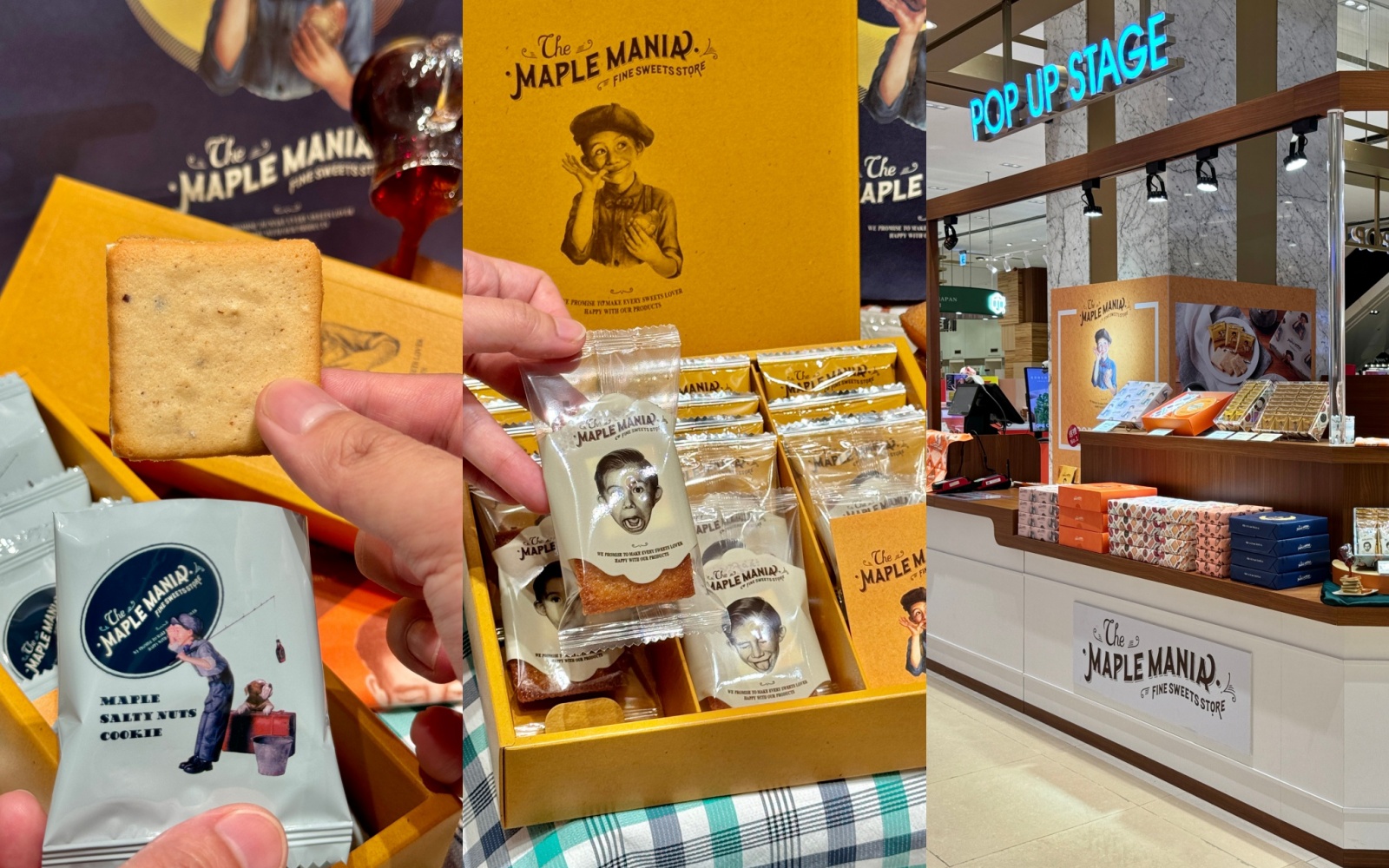 楓糖男孩快閃漢神巨蛋『The MAPLE MANIA 楓糖男孩 』中秋限定禮盒 東京車站連續五年銷售量第一名 @高雄美食底對