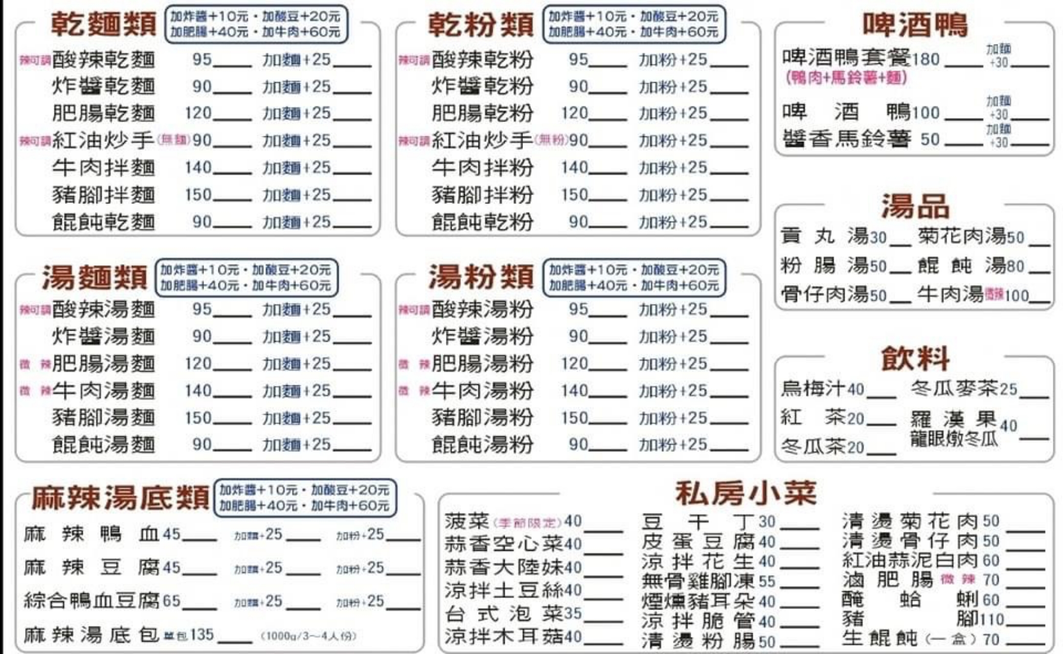 （有菜單）高雄前鎮必吃酸辣粉『御麵館』內用有冷氣！豬腳麵也超好吃～ @高雄美食底對