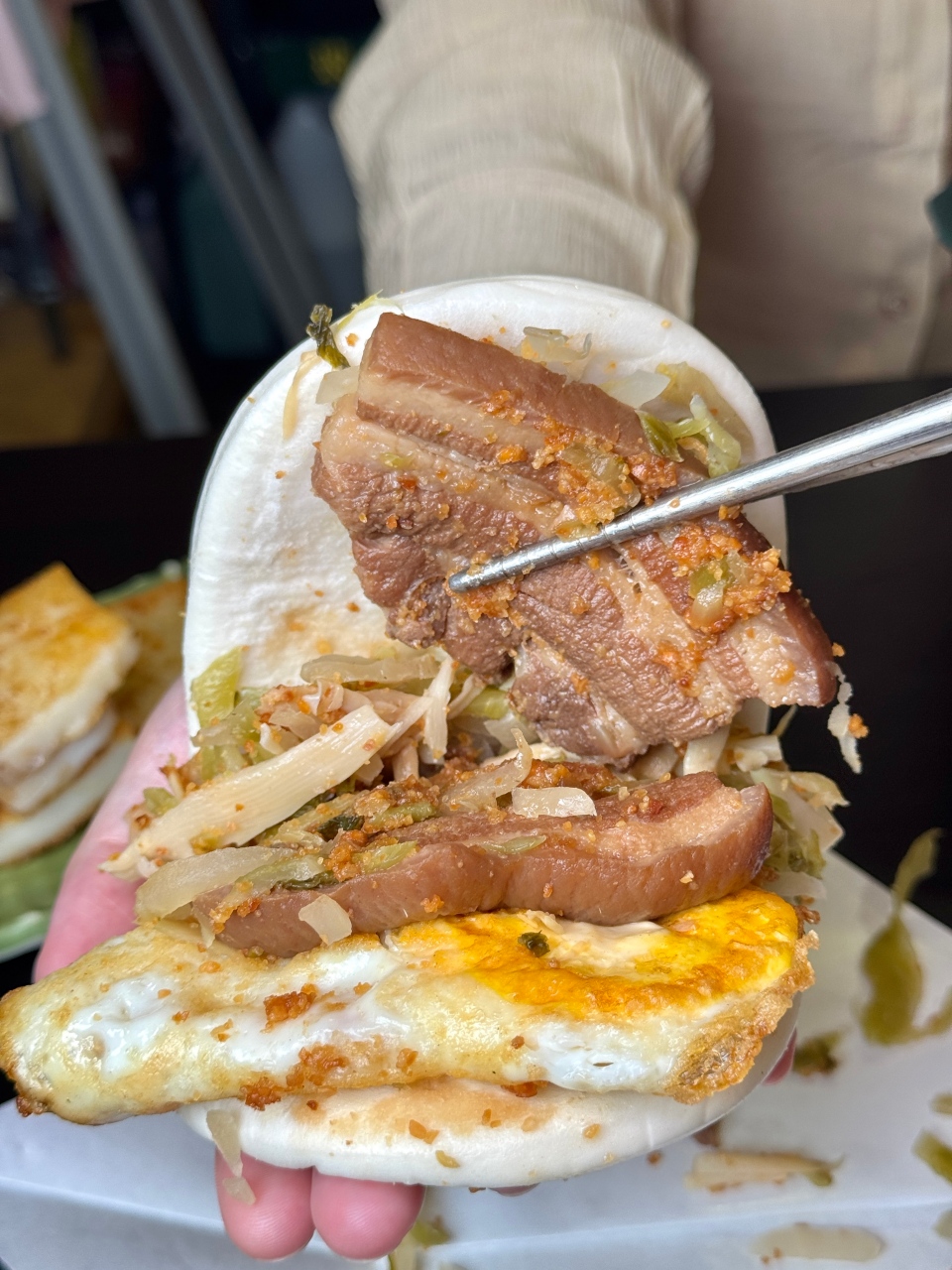 高雄綠色粉漿蛋餅『古味食室』後驛商圈早餐 古早味蛋餅 高雄粉漿蛋餅 @高雄美食底對