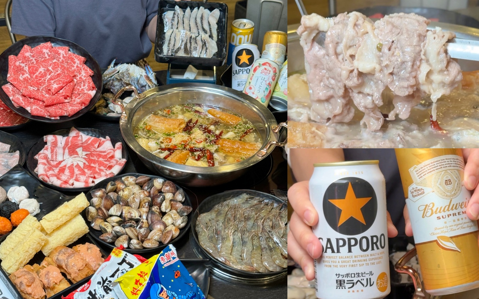 （有吃到飽菜單）高雄酸菜魚火鍋吃到飽『聞雞起爐』黑毛和牛、海鮮、啤酒通通吃到飽，單點等級的烏鱧魚直接吃到飽～ @高雄美食底對