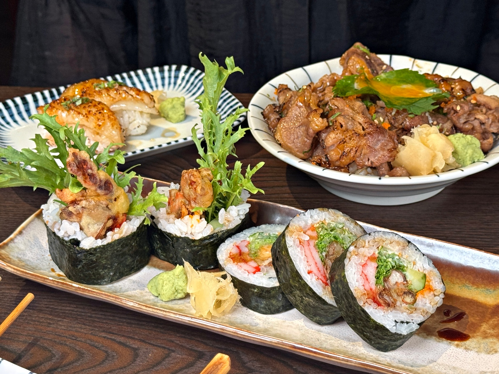 三民區龍貓居酒屋『叁伍郎居酒屋』壽司、烤串、丼飯、創意私房菜都很厲害 @高雄美食底對