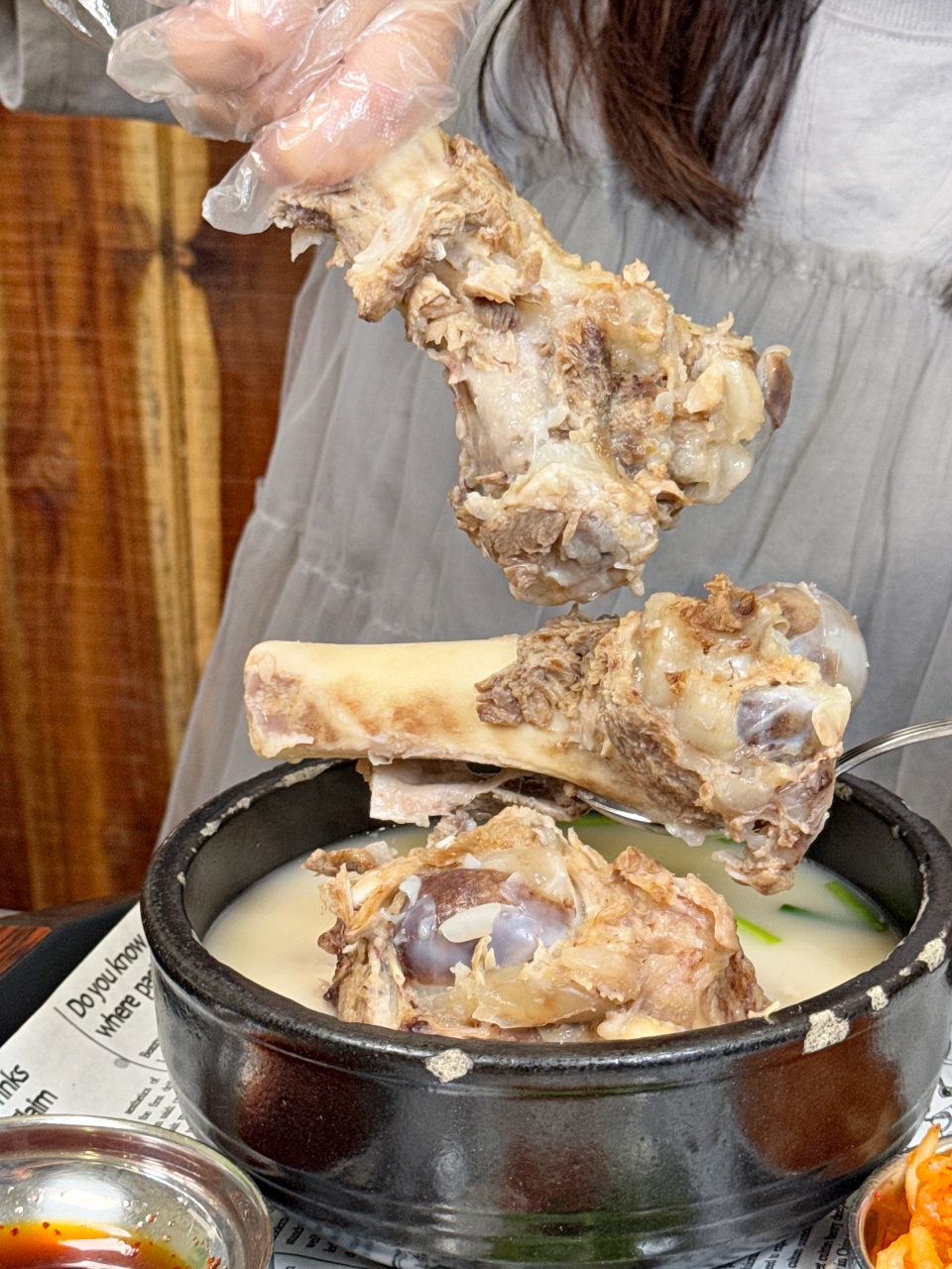 （有菜單）高雄豬肉湯飯『小月 釜山豬肉湯飯』大骨湯泡飯、辣炒年糕、韓食小吃美食推薦 @高雄美食底對