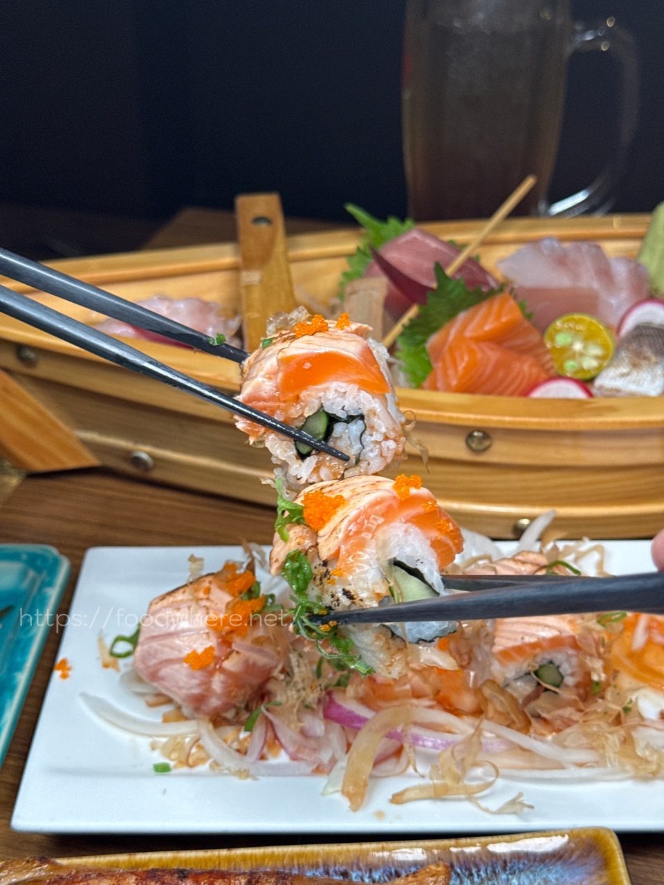 高雄串燒居酒屋推薦『金鶴串場』手打漢堡排必吃！日料、串燒類都好吃 @高雄美食底對