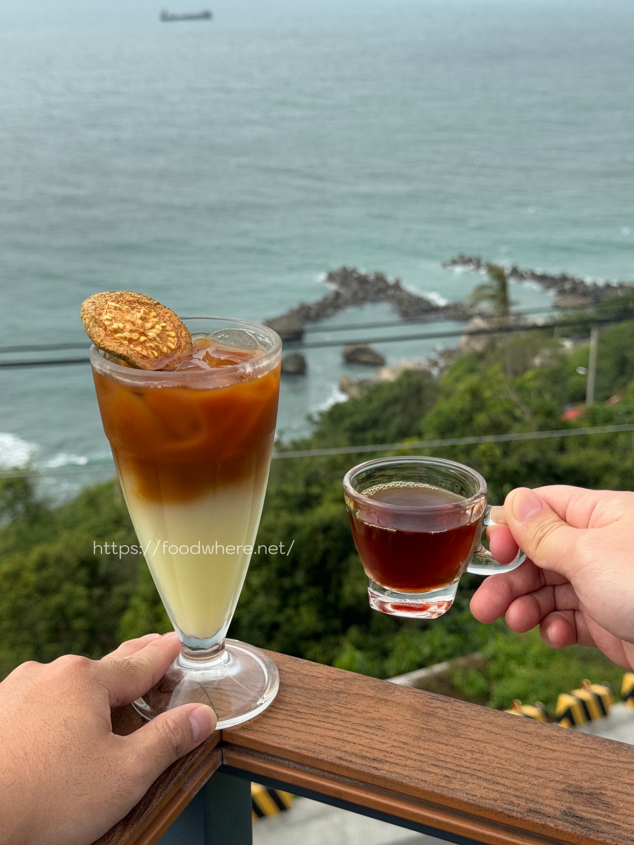 高雄柴山百萬海景餐廳《柴山一號海洋咖啡》墨魚燉飯、義大利麵、手沖咖啡必點 @高雄美食底對