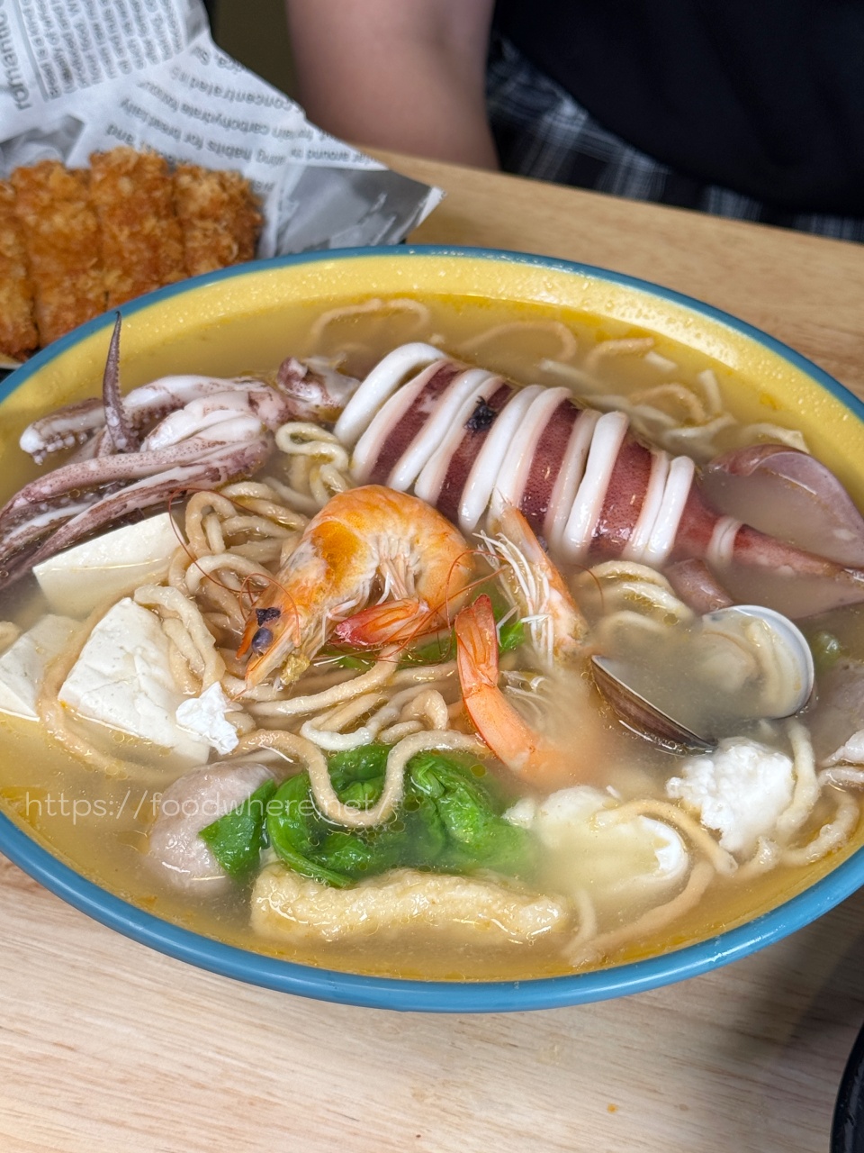 高雄必吃麻奶鍋燒『麻麻桑鍋燒麵.海產粥.咖喱飯.炸物專賣店』鍋燒系列內用外帶都可以免費加麵一次 @高雄美食底對