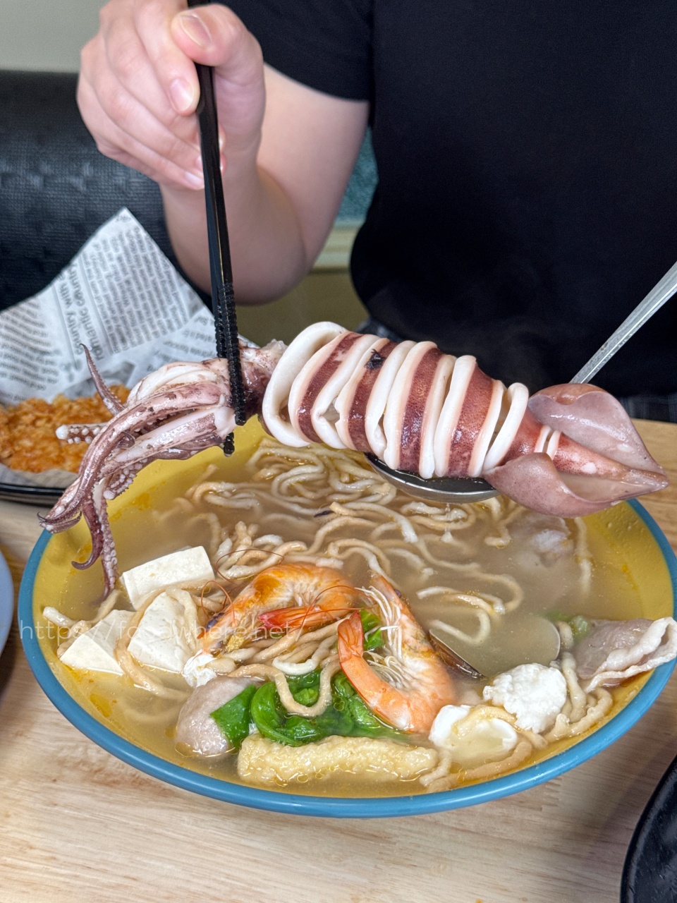 高雄必吃麻奶鍋燒『麻麻桑鍋燒麵.海產粥.咖喱飯.炸物專賣店』鍋燒系列內用外帶都可以免費加麵一次 @高雄美食底對