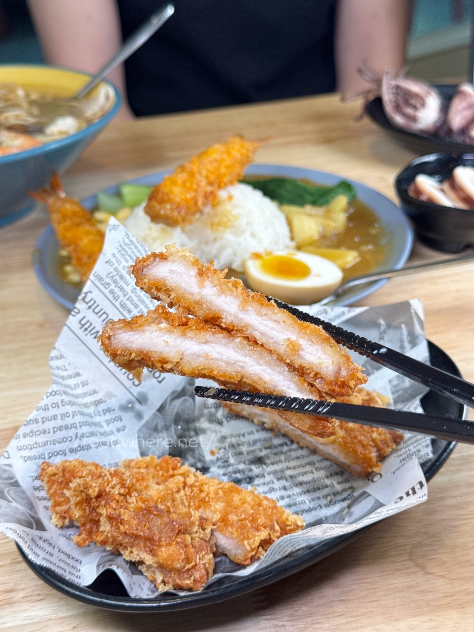 高雄必吃麻奶鍋燒『麻麻桑鍋燒麵.海產粥.咖喱飯.炸物專賣店』鍋燒系列內用外帶都可以免費加麵一次 @高雄美食底對