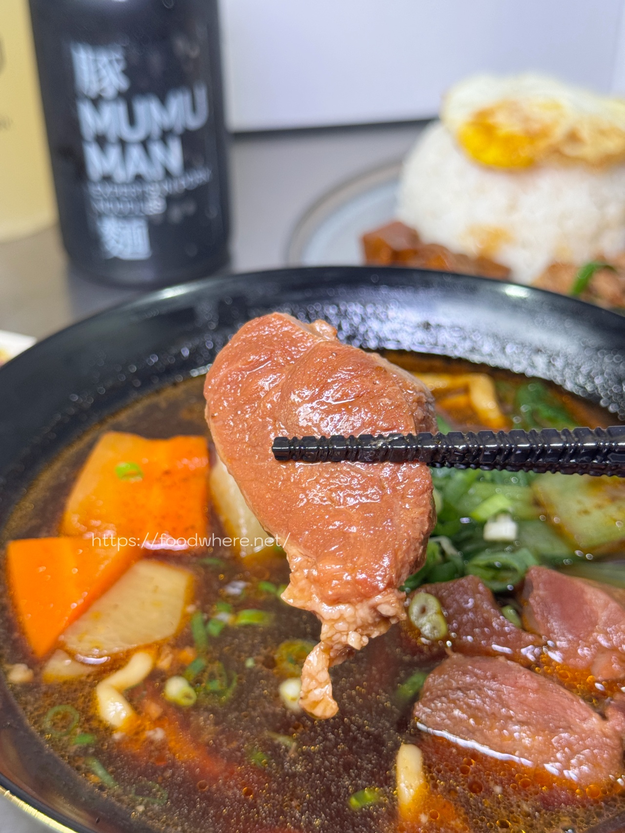 （有放菜單）仁武新開幕『豚沐麵』超濃紅燒豬肉麵！蔥爆豬肉飯也蕭賀呷 @高雄美食底對