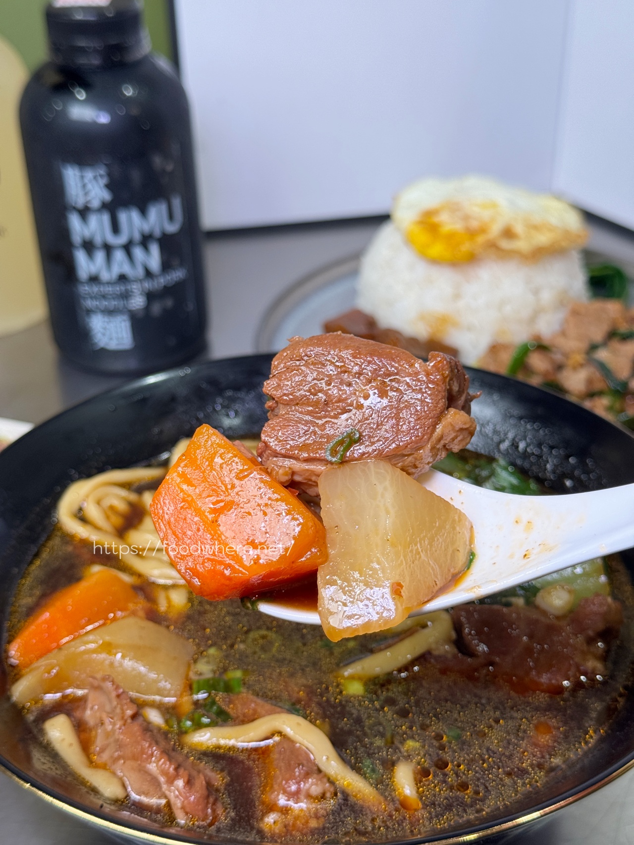 （有放菜單）仁武新開幕『豚沐麵』超濃紅燒豬肉麵！蔥爆豬肉飯也蕭賀呷 @高雄美食底對