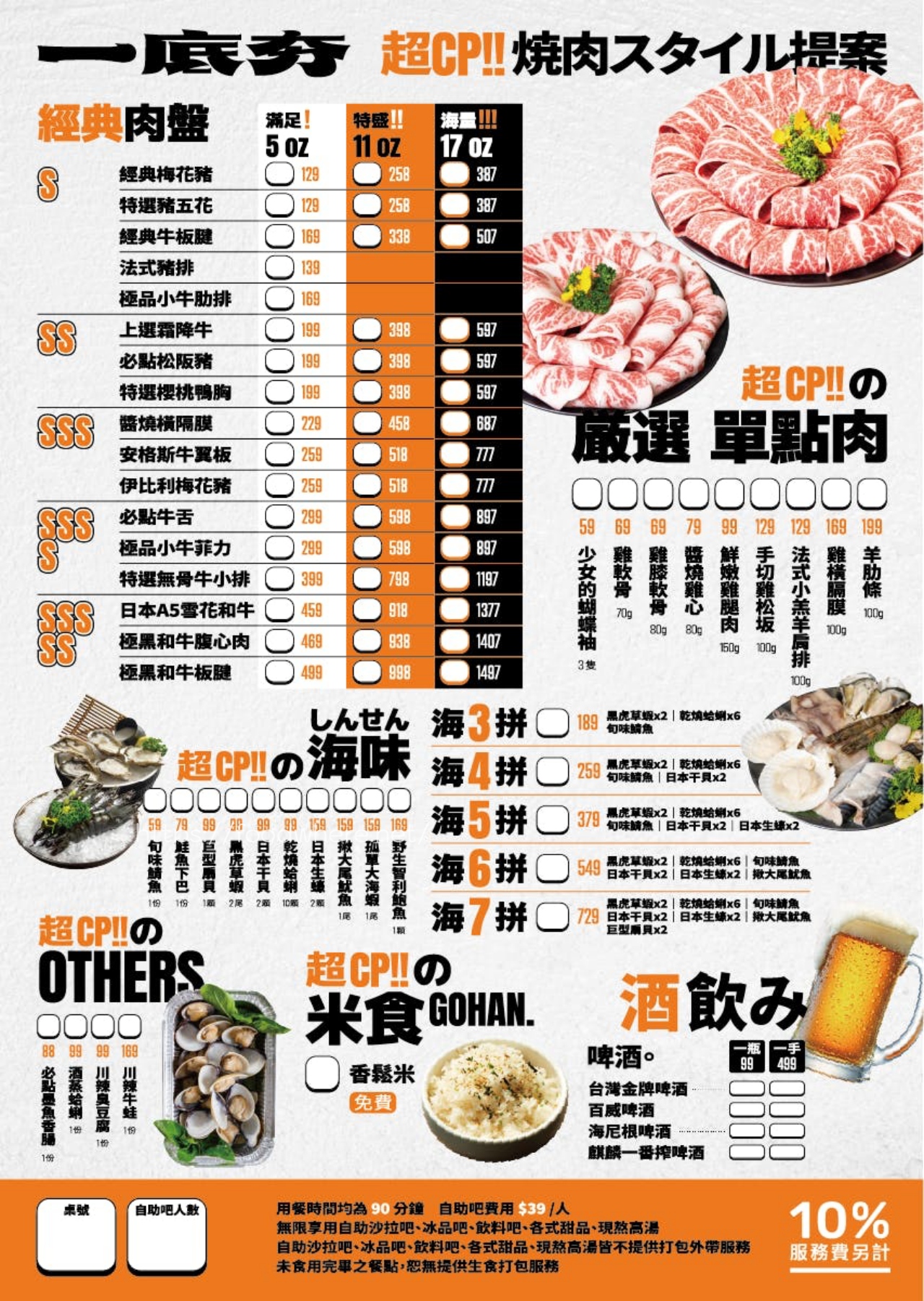 （2025菜單）全臺CP值最高的燒肉店《一底夯》129元起炭火燒烤+39元自助沙拉飲料吧吃到飽 @高雄美食底對
