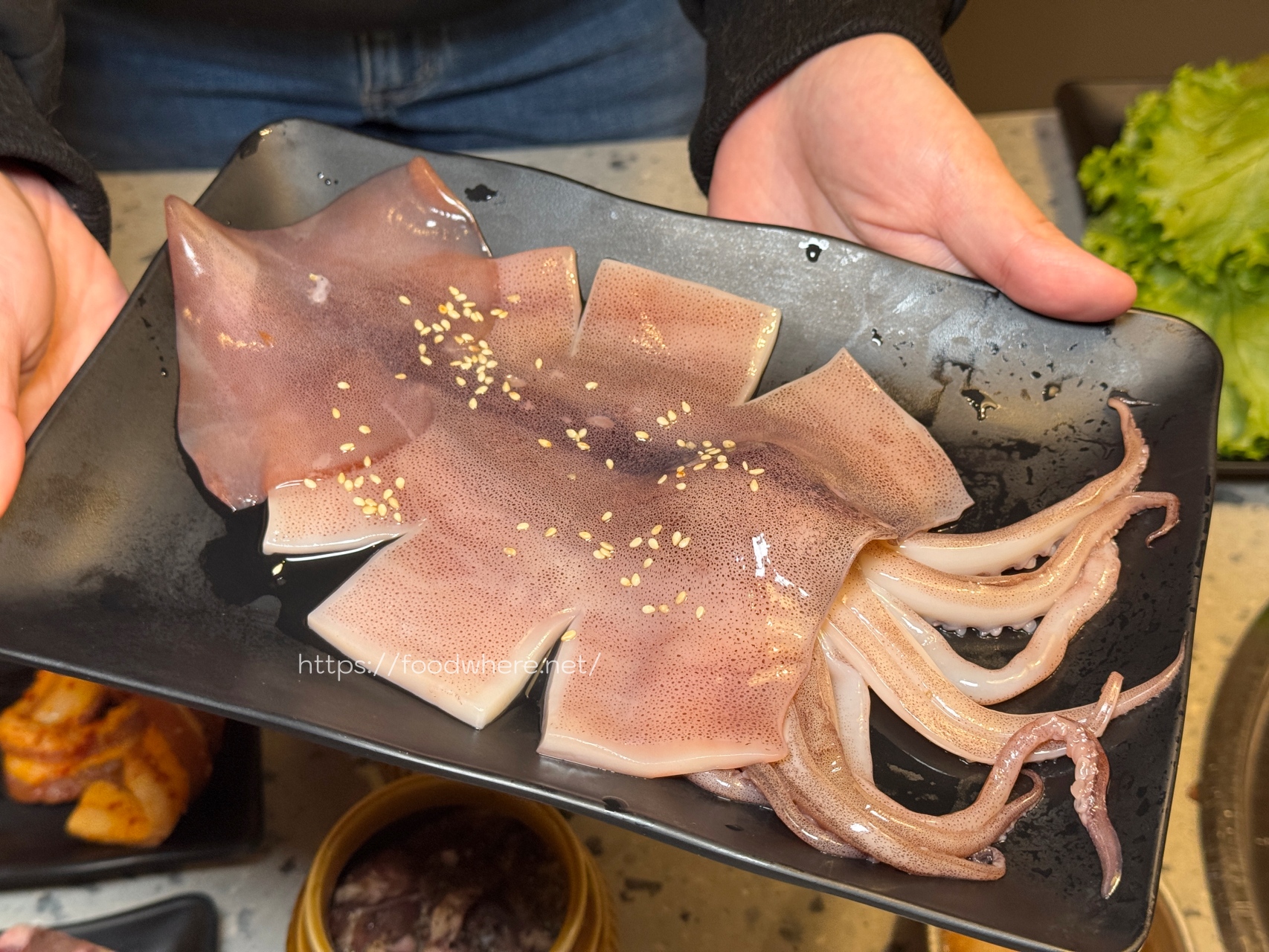 高雄燒肉599起吃到飽『Oh ! Yaki精緻燒肉吃到飽』雞豬牛海鮮各式食材都新鮮。天使紅蝦 安格斯16盎司嫩肩牛 @高雄美食底對