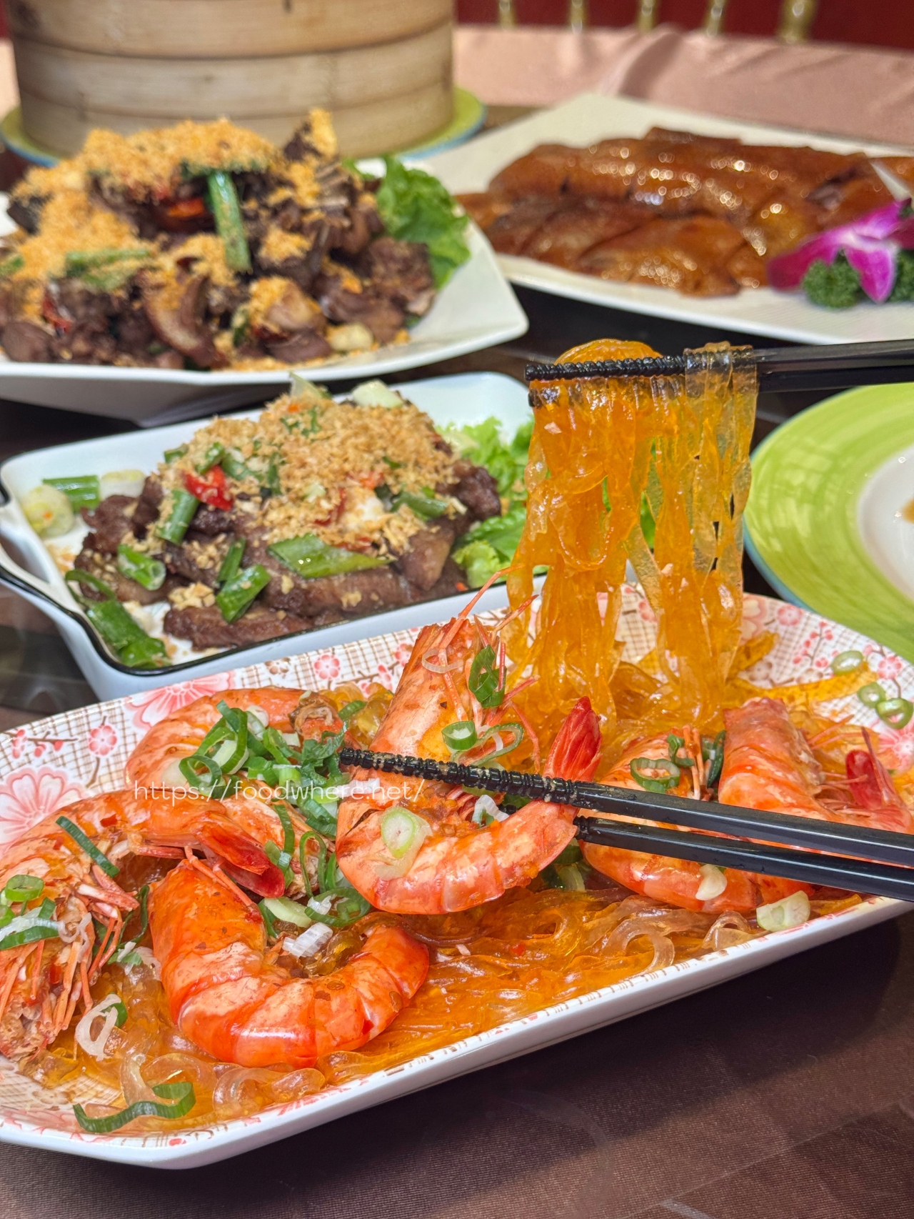 高雄吃烤鴨聚餐CP值最高《富苑港式飲茶餐廳》6人套餐$4588 12道菜保證能吃飽 高雄烤鴨推薦 @高雄美食底對