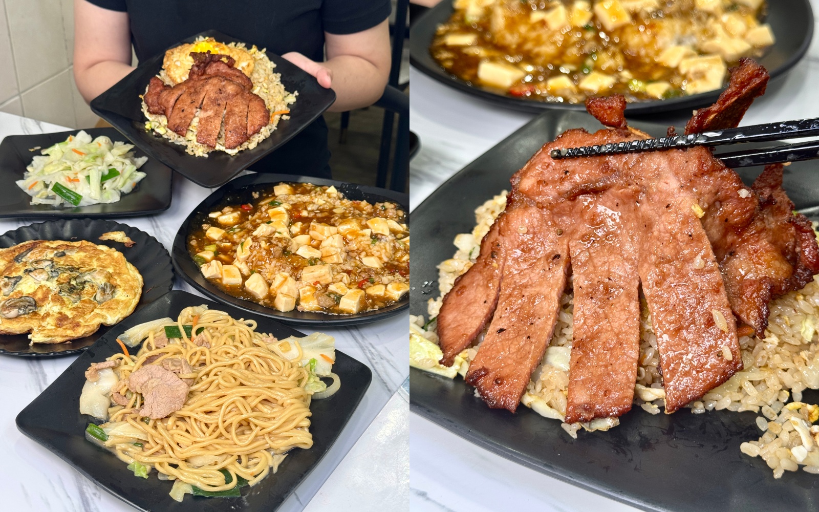 （有菜單）三民區平價炒飯《津園炒燴飯》豬排蛋炒飯$100，炒飯、燴飯、炒麵、鍋燒、熱炒家常菜推薦 @高雄美食底對
