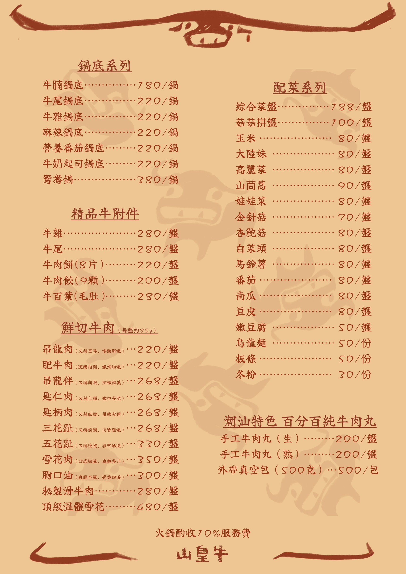 溫體牛控必收！高雄《山皇牛潮汕溫體牛肉火鍋》超強手打牛肉丸必點，現切牛肉、牛骨清湯鍋超驚艷 @高雄美食底對