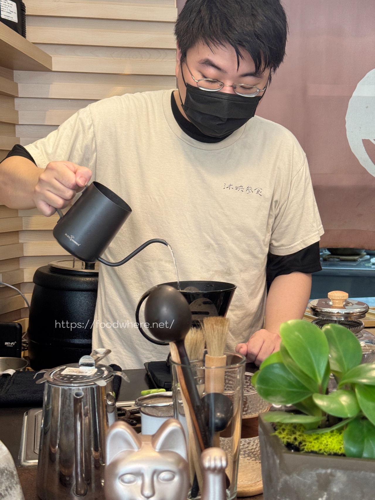 (有菜單)高雄美術館旁日式定食推薦《沐映参食》香蒸鱸魚、魚骨熬煮的鮭魚湯烏龍 @高雄美食底對