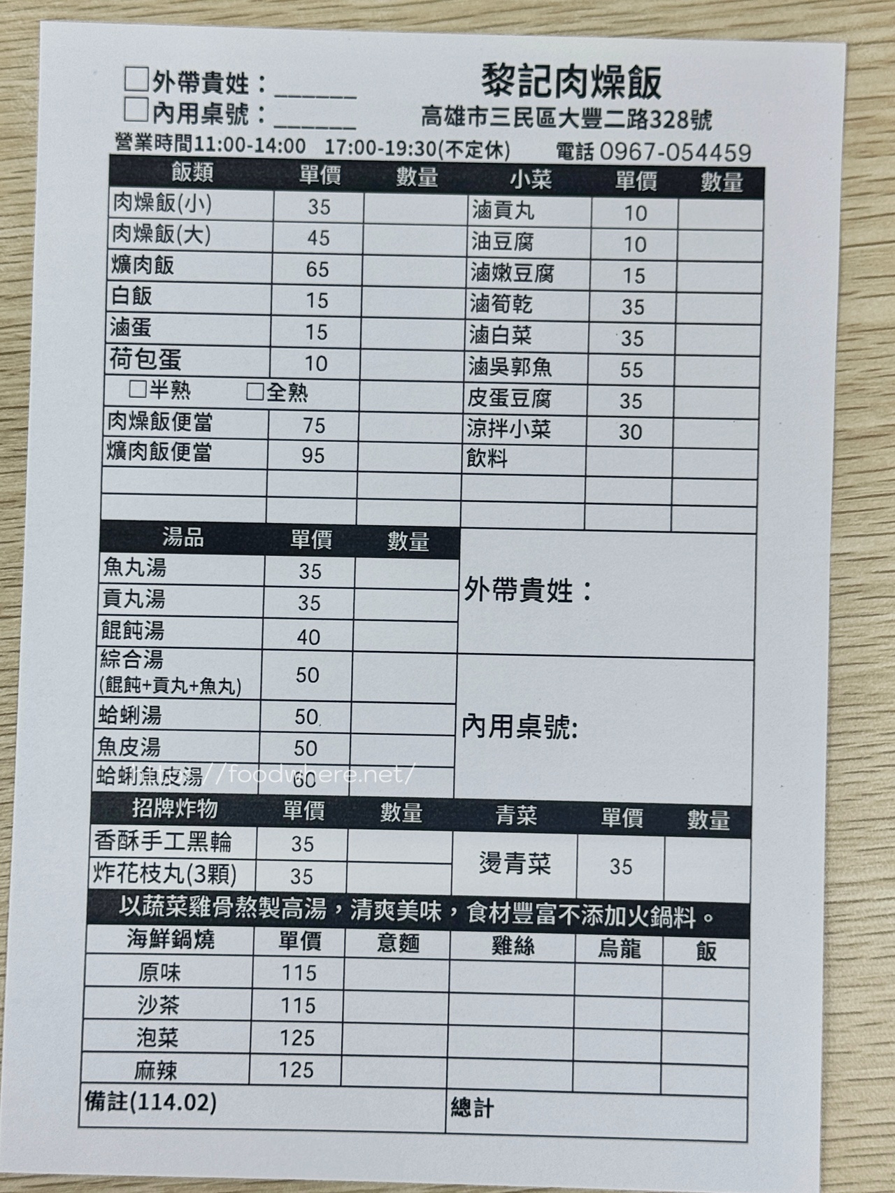 （有菜單）高雄三民區肉燥飯推薦《黎記肉燥飯》肥瘦黃金比例的黑金肉燥飯 @高雄美食底對