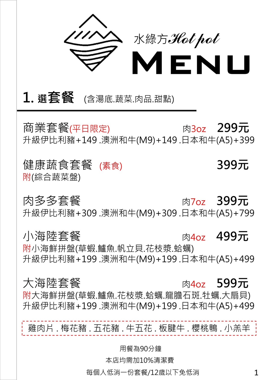 （又放菜單）墾丁北上回家必吃！屏東枋寮《水綠方創意鍋物》環境高挑海鮮豪華火鍋 @高雄美食底對