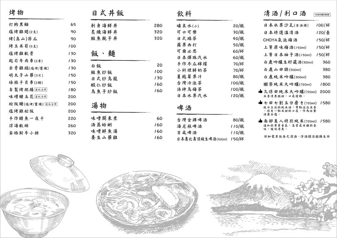 （有菜單）左營美食《小料理食堂しょくどう茗喆》日式靈魂、家常風味，每一道都超級下飯的深夜食堂 @高雄美食底對