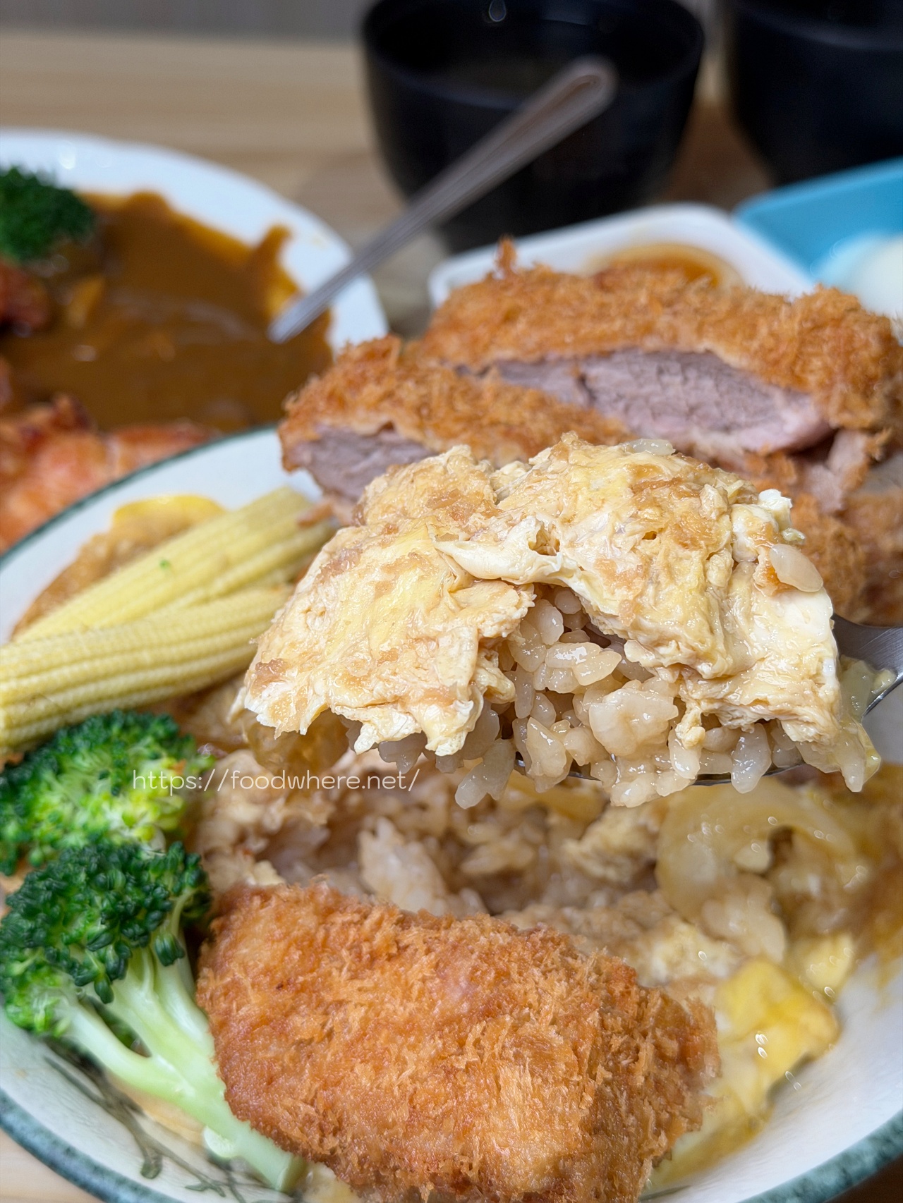 （有菜單）高雄三民區《悅食堂》滑蛋豬排丼現炸厚切腰內豬排！免費加飯又酥脆多汁，咖哩控也別錯過！ @高雄美食底對