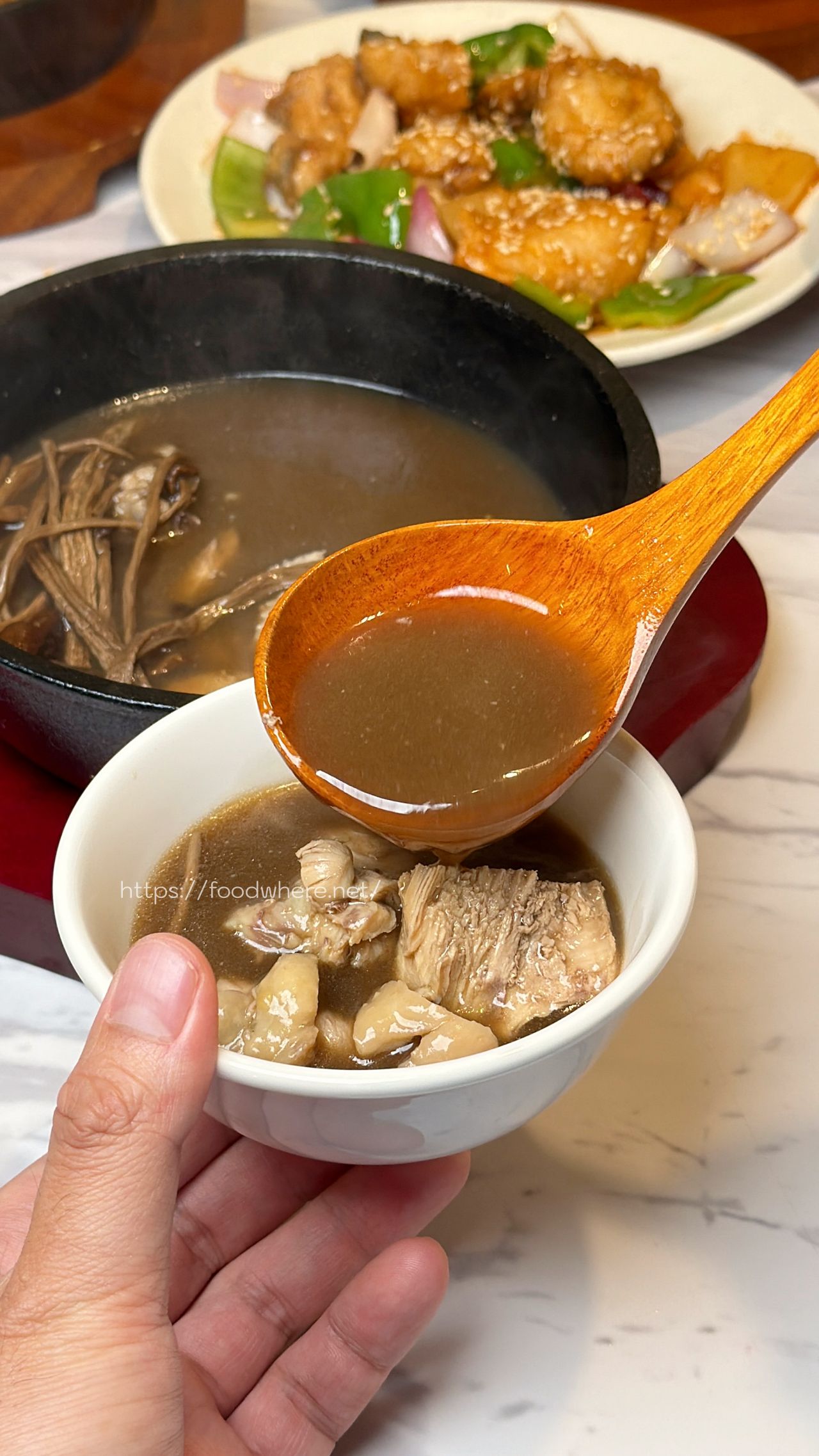 高雄左營美食《遇山茶 老火雞湯》高雄明誠店新開幕！百元平價家常菜，集結所有白飯殺手菜色 @高雄美食底對